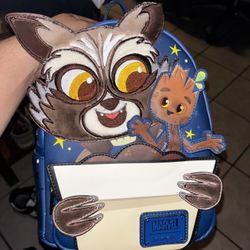 Loungefly Rocket And Groot Mini Backpack 
