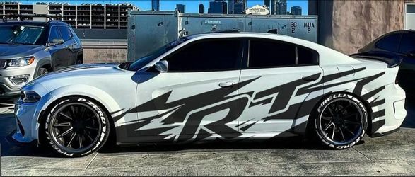 SRT vinyl wrap decal for car