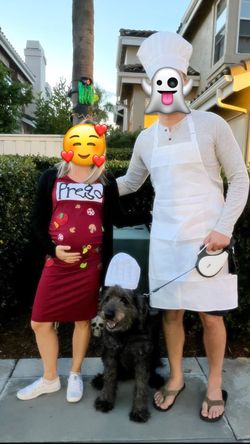 Pregnancy couples Halloween costume