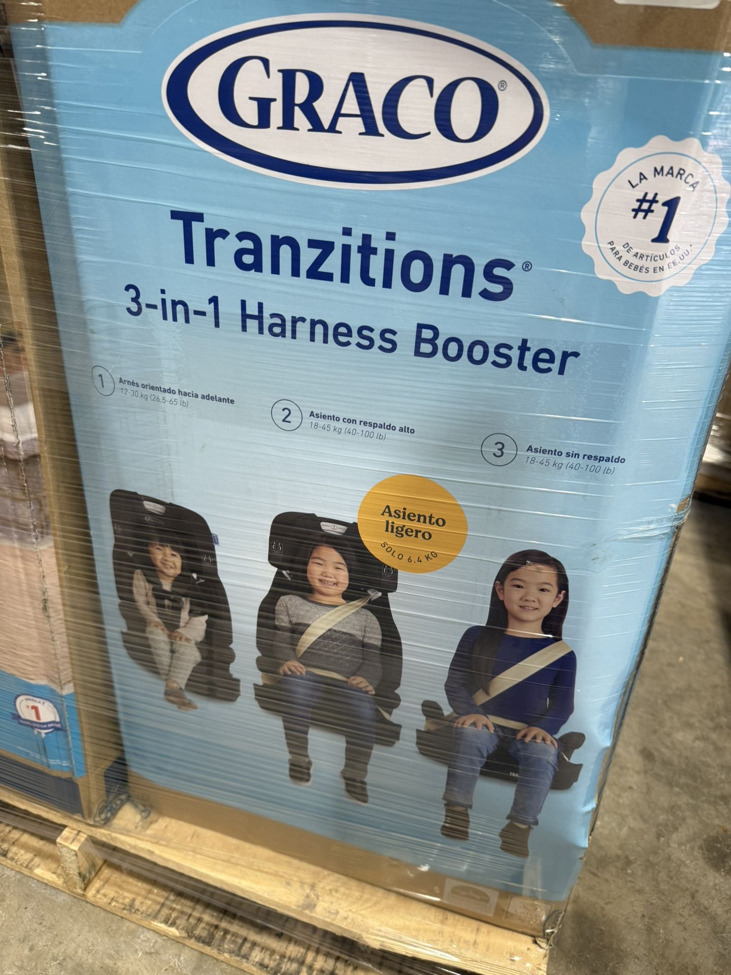 Graco 3-in1 Car Seat & Graco Harness booster Seat