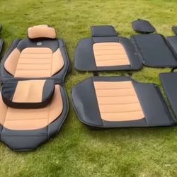 New Black & Tan Car Seat Covers 