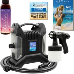 Spray Tanning Machine With Tanning Solution And Curtain- NEW