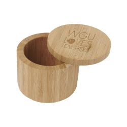 Bamboo Paper Clip Holder Wood Style Box accessories Storage Stuff Small Quality Jewelry