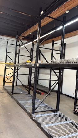 Used pallet racks 10 and 12’ height