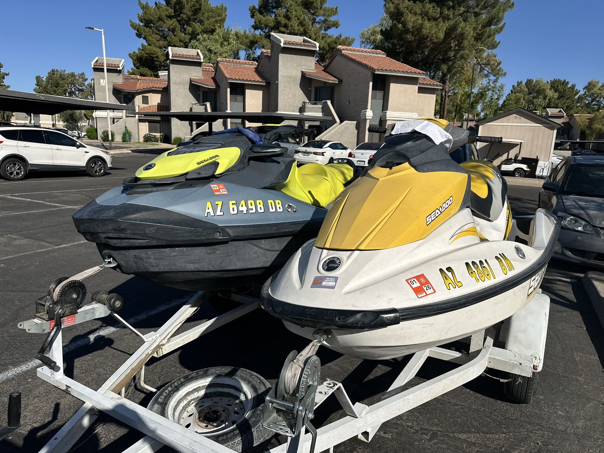 Double Sea-doo jet skis