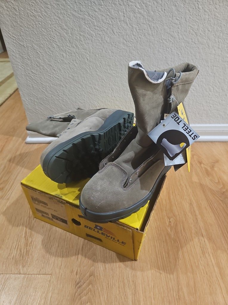Steel-toe, Gore-Tex Boots