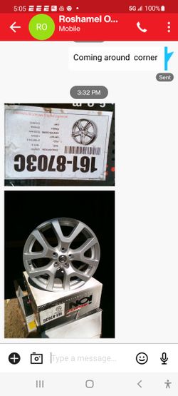 Ion Alloy 161 Chrome Rim Set - New
