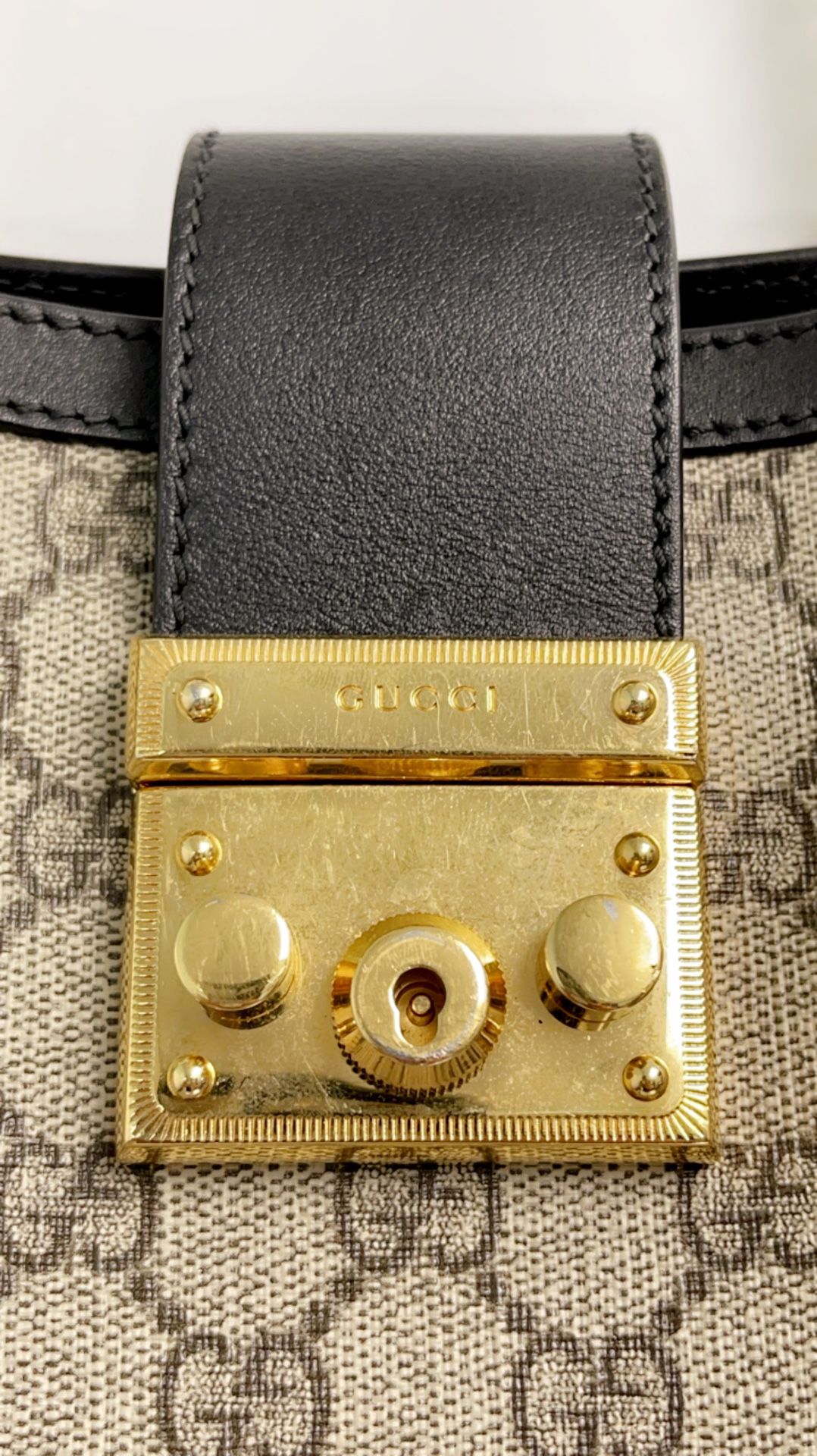 Gucci Padlock Mini Bag - Neutrals