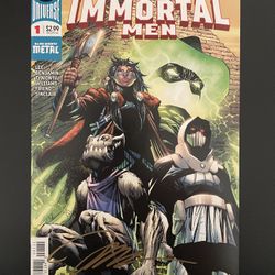 The Immortal Men #1 (2018) - Jim Lee signed! NM/Mint!