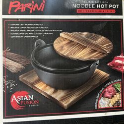 Parini 2 Liter Cast Iron Noodle Hot pot 