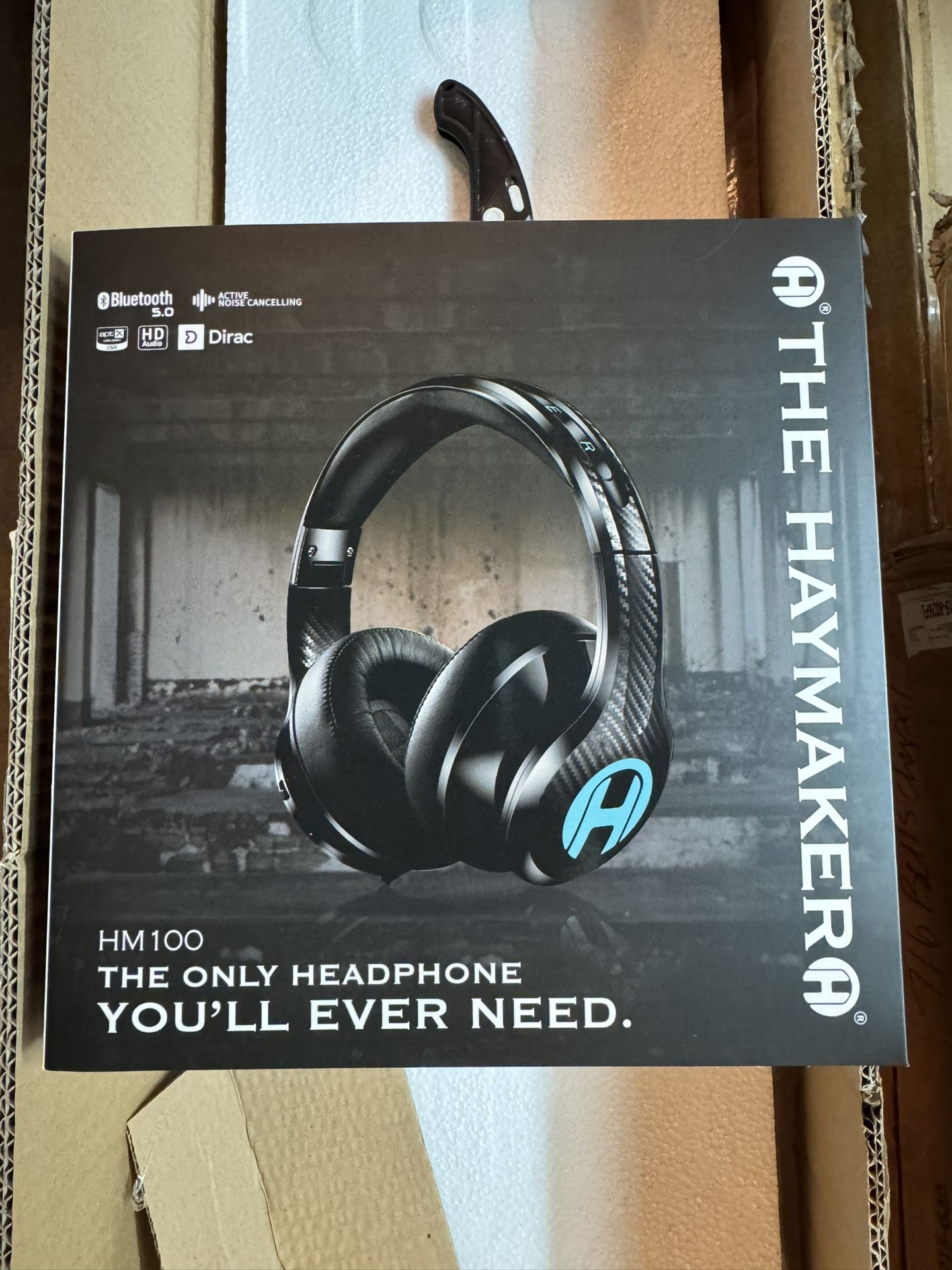 HAYMAKER Noise Cancelling Bluetooth Gaming Headphones - Dirac 3D Surround with 30+ Hr Battery, Touch Controls and RGB - Gaming Headsets for PS5, Xbox,