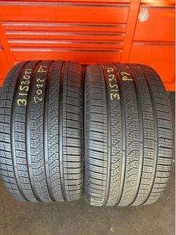 21” tires pirelli 315/30/21 semi new with free installation $300 both