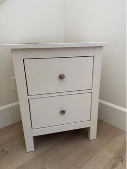 IKEA HEMNES white nightstand