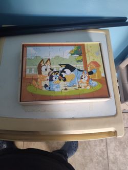 Bluey Puzzle 3 Puzzle In One