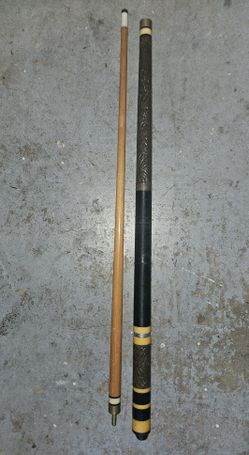 2-Piece Wood Pool Cue Billiard Heavy Stick