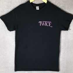 TWICE 4th World Tour III K-Pop Concert T-Shirt Black Small #3