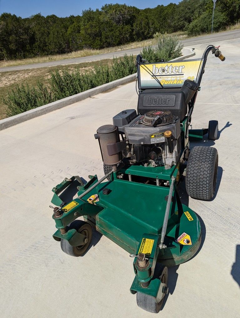 Hydrostatic Quickie 32" Cut Walk Behind Mower for Sale in Canyon Lake