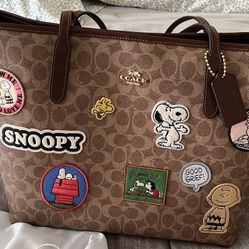 Coach tote Bag Peanuts Collection