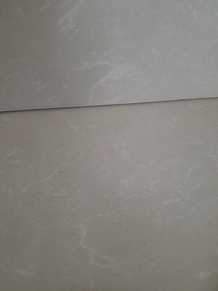 Quartz Top, Backsplash, 2 Sinks, and 2 Faucets