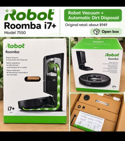iRobot Roomba i7+ Robot Vacuum Model 7550