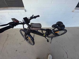Black Electric Mountain Bike