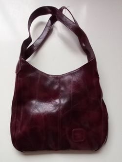 Handbag. Faux Leather. Burgundy. NEW. Unbranded 