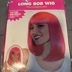 pink wig costume