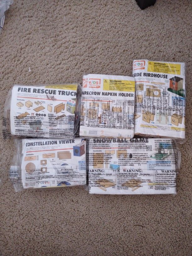 Kids Wooden Craft -5 for $10.Pickup Only-Close To Walmart @woodruff Rod
