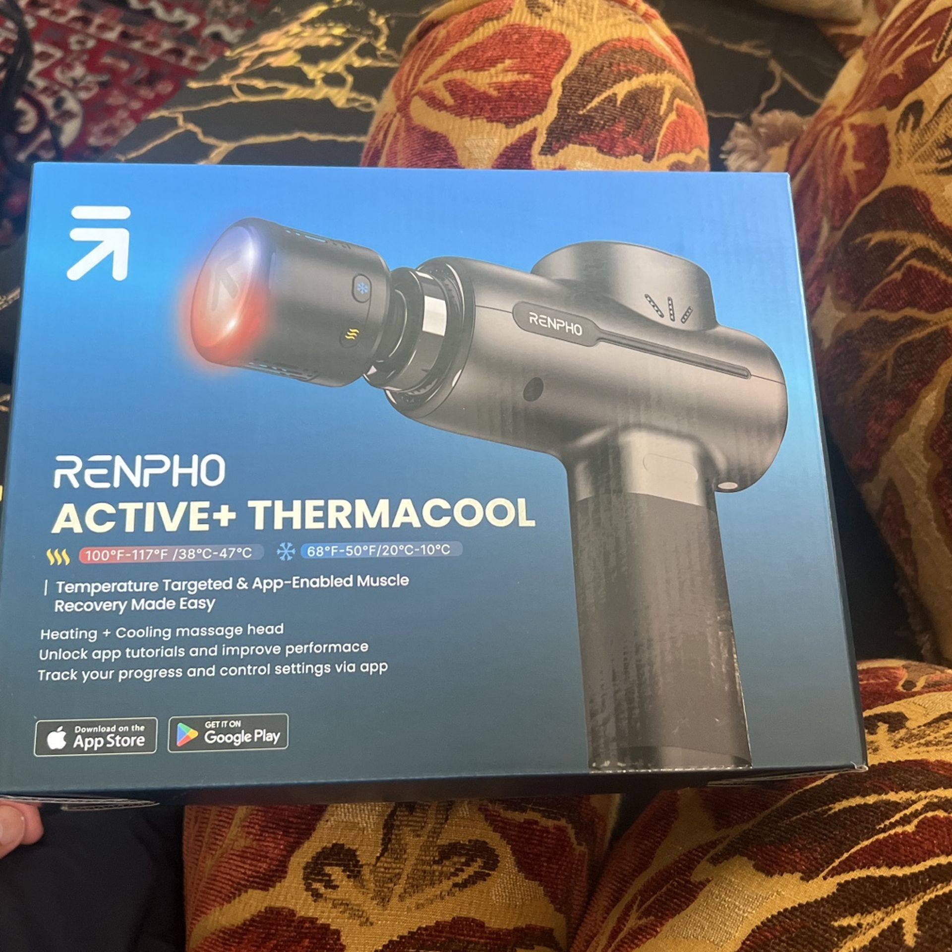 Renpho Massafe Gun With Heat & Cool