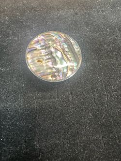 Pill Container/ Silver 13.6 dwt /With Mother of Pearls stone