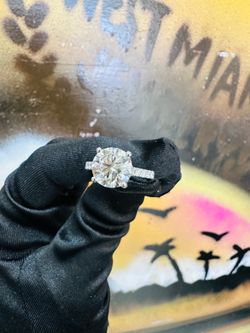 14k Brilliant LAB Diamond Engagement Ring