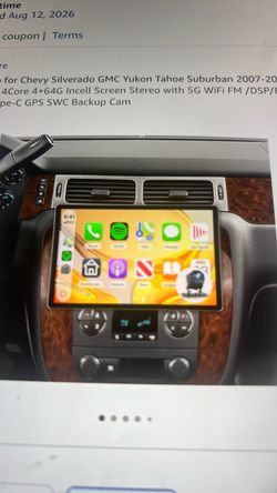 NEW SELLRICH RADIO. 11.5” screen. For Silverado, Yukon, Suburban 2007 thru 2913 with backup camera.