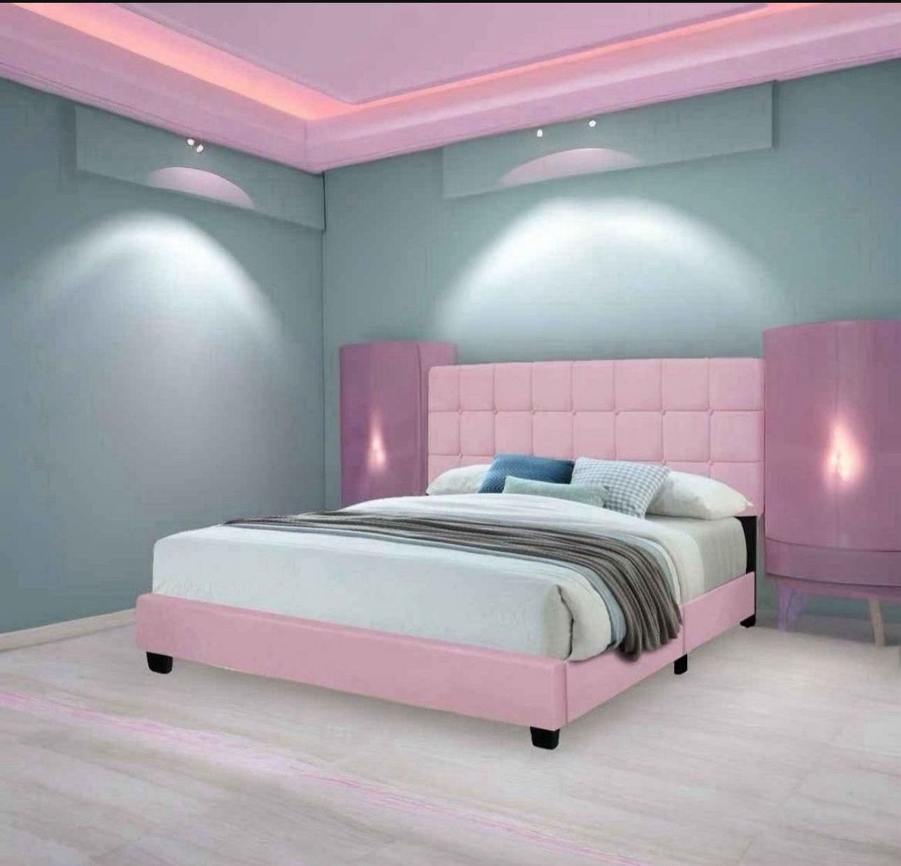 NEW FULL QUEEN KING SIZE BED WITH MATTRESS AND BOXSPRING INCLUDING FREE DELIVERY