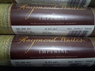 2 Rolls 56.08² Feet Wallpaper PrePasted Solid Vinyl Wall Covering Raymond Waites Imperial