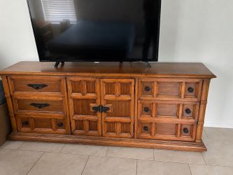 Wooden Dresser Set