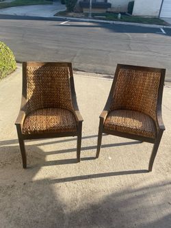 2 Wicker chairs