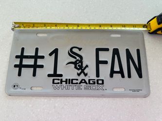 Vintage 2006 Chicago White Sox #1 Fan Metal License Plate – Rico MLB