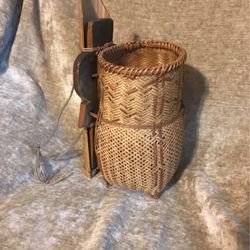 Authentic Hand Woven Vietnamese Bamboo Basket