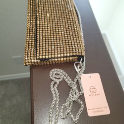 New Rhinestone Shoulder Bag Women Large Evening Bags Girls Shiny Evening Purses Chic Sparkling Women $30 firm cash
