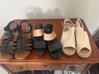 3 Pairs shoes $15