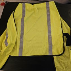 Reflective Safety Vest & Hard Hat