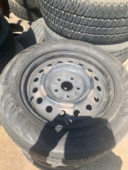 16” steel wheels & tire