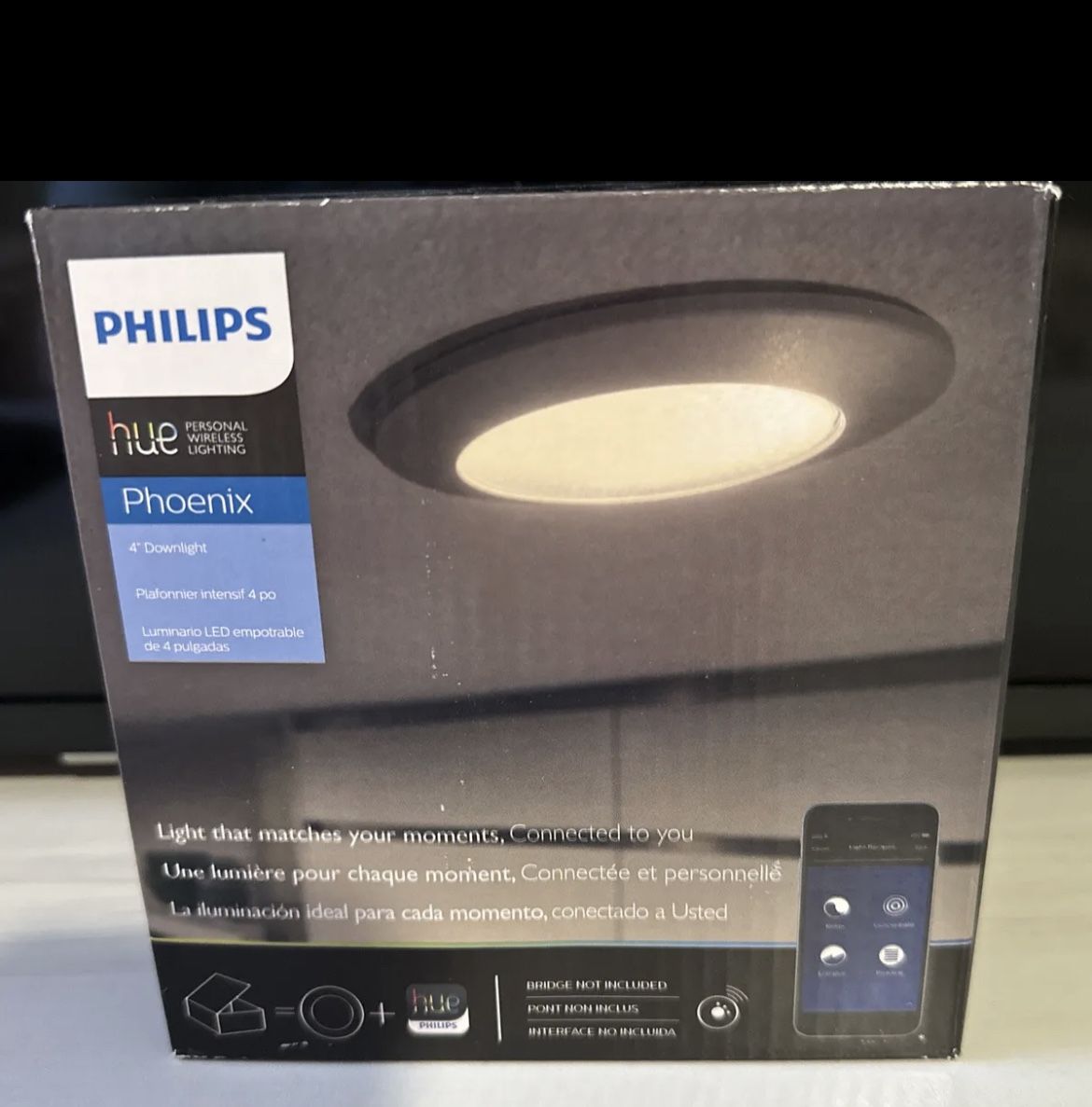 Philips Hue Phoenix Dimmable LED Smart Recessed Downlight (Opal White, 4-Inch)