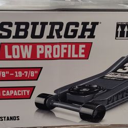 Brand New Pittsburgh 3 Ton Low Profile Floor Jack 
