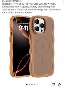 iPhone 16 Pro Max Curly Wave Edge Case