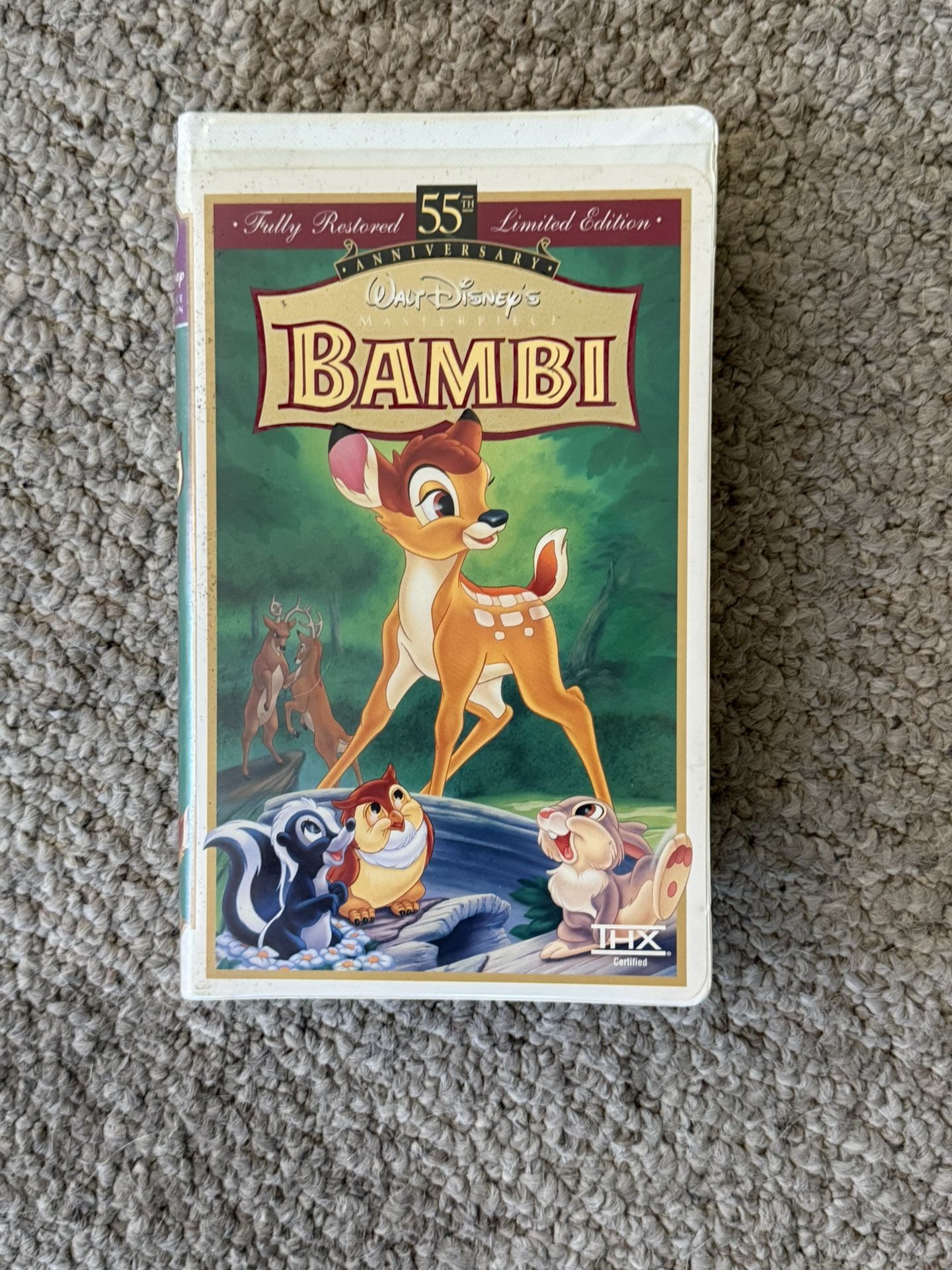 Disney’s Bambi VHS – 55th Anniversary Limited Edition (Fully Restored)