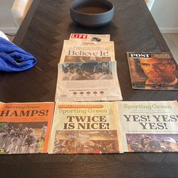 San Francisco Giants World Series Collection Newspapers