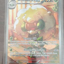 Whimsicott SIR Pokemon Card