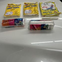 Plastic Drop Cloths 