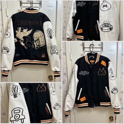Shoe Palace x Monopoly Varsity Letterman Jacket Size Large 